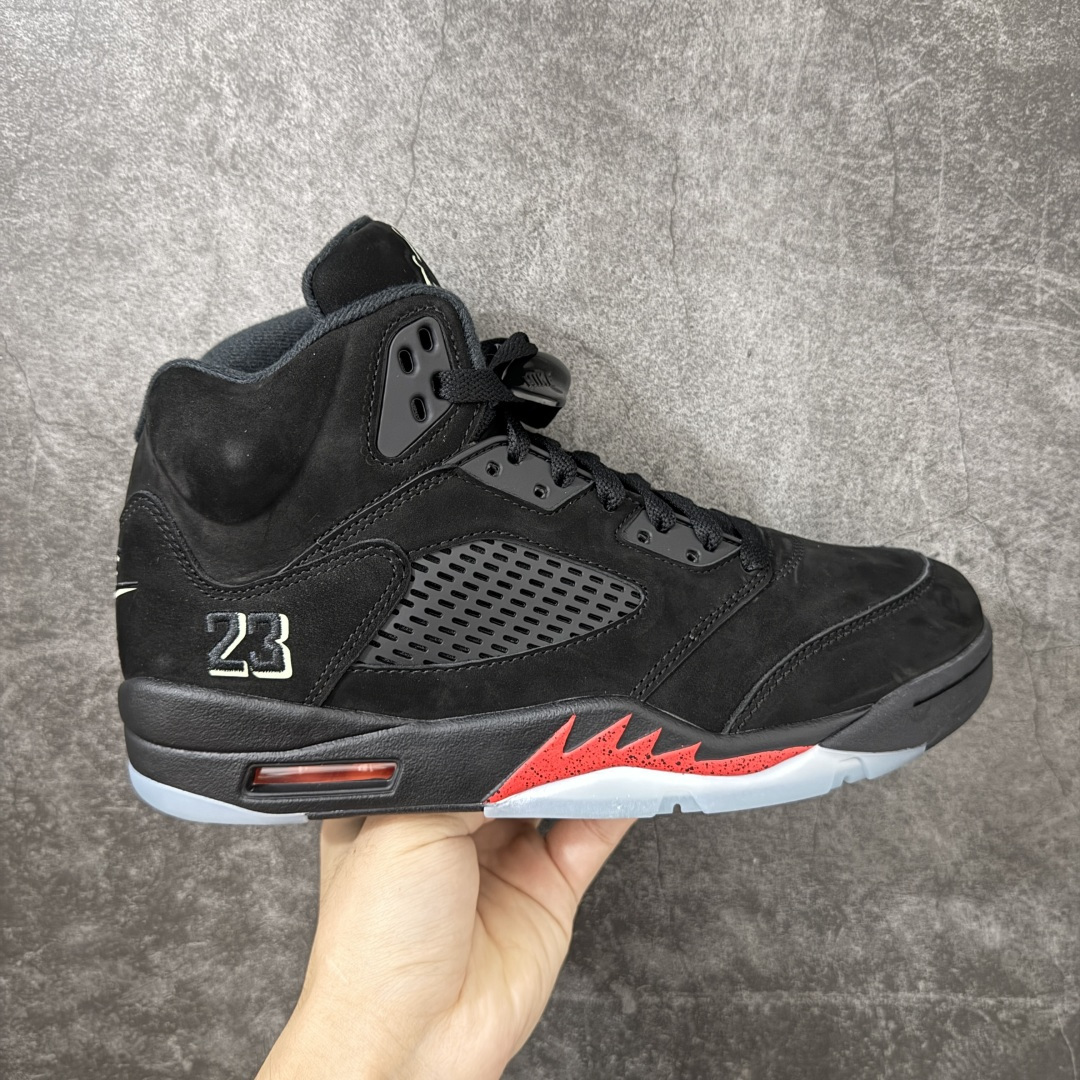 AJ5万圣节 Air Jordan 5 Halloween 舒适贴合 复古篮球鞋 黑红 货号：HQ7978-001 原厂