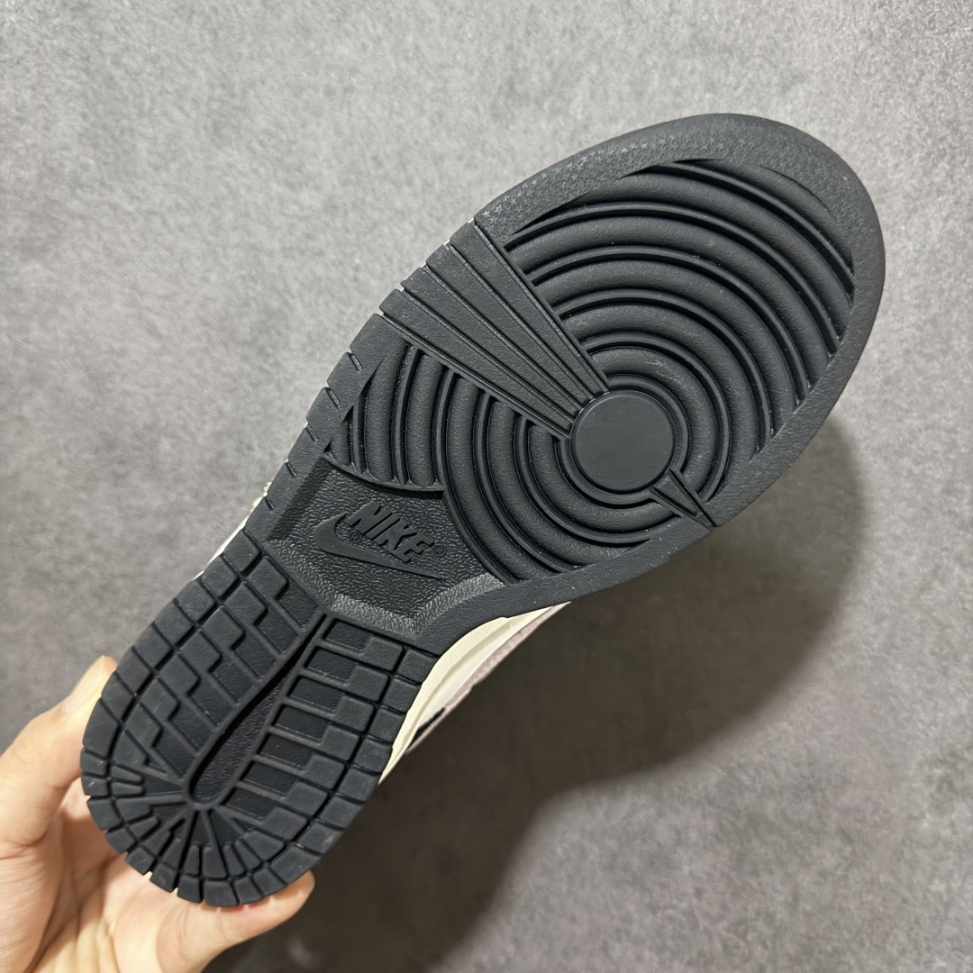 Nike SB Dunk Low 黑粉绑带 低帮休闲板鞋 CW1590-100 定制鞋盒 超高清洁度 皮料切割干净无任何