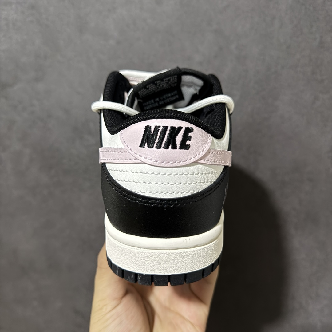 Nike SB Dunk Low 黑粉绑带 低帮休闲板鞋 CW1590-100 定制鞋盒 超高清洁度 皮料切割干净无任何