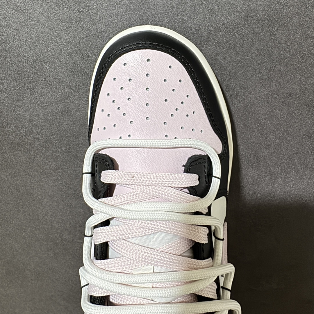 Nike SB Dunk Low 黑粉绑带 低帮休闲板鞋 CW1590-100 定制鞋盒 超高清洁度 皮料切割干净无任何