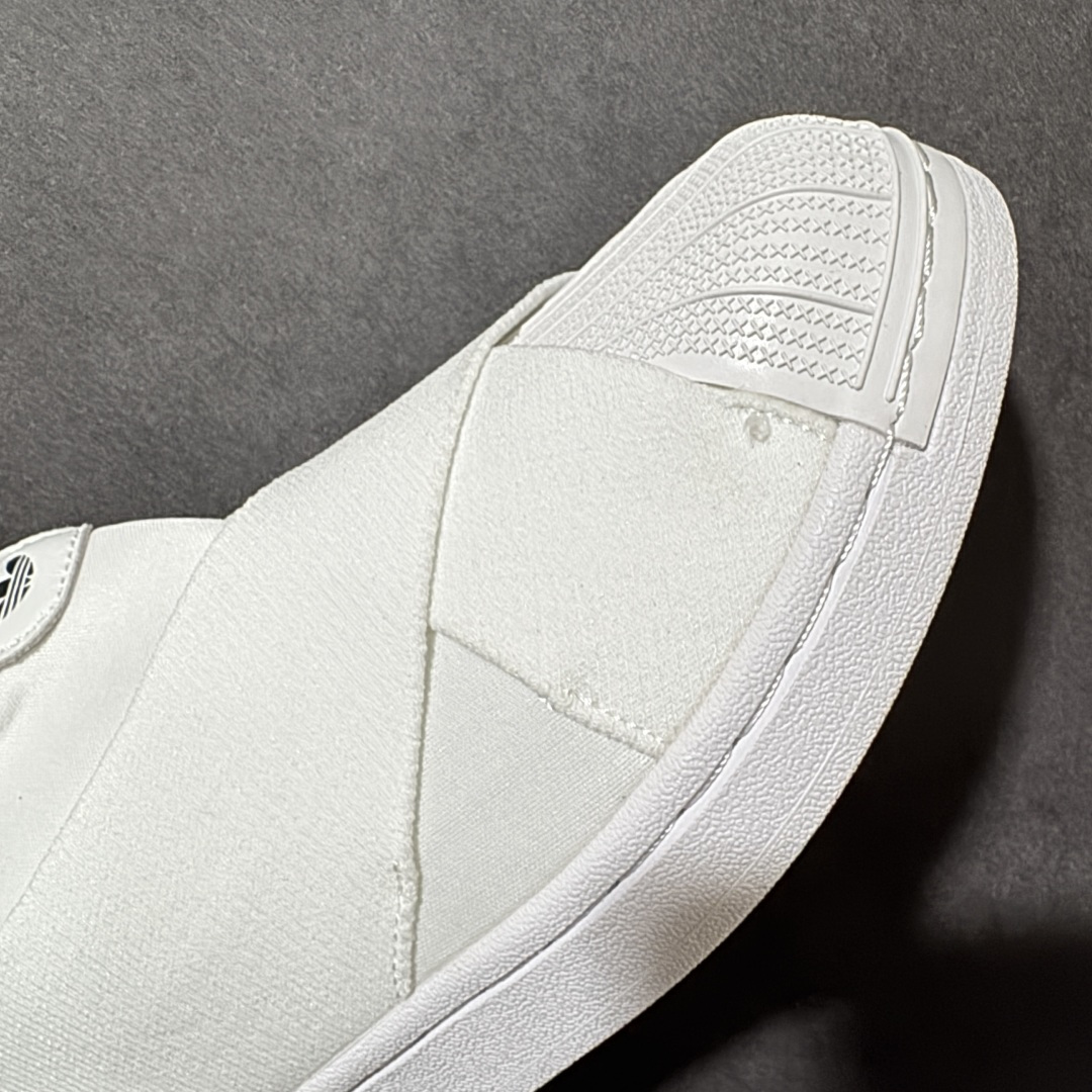阿迪达斯十字交叉绑带Adidas SUPERSTAR SLIP ON W S 贝壳头 十字交叉绑带 白山联名款绑带板鞋 阿迪达斯十字交叉绑带Adidas SUPERSTAR SLIP ON W S 贝壳头 十字交叉绑带 白山联名款绑带板鞋