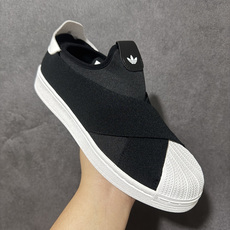 阿迪达斯十字交叉绑带Adidas SUPERSTAR SLIP ON W S 贝壳头 十字交叉绑带 白山联名款绑带板鞋 阿迪达斯十字交叉绑带Adidas SUPERSTAR SLIP ON W S 贝壳头 十字交叉绑带 白山联名款绑带板鞋