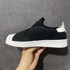 阿迪达斯十字交叉绑带Adidas SUPERSTAR SLIP ON W S 贝壳头 十字交叉绑带 白山联名款绑带板鞋 阿迪达斯十字交叉绑带Adidas SUPERSTAR SLIP ON W S 贝壳头 十字交叉绑带 白山联名款绑带板鞋