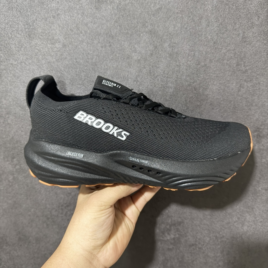 Brooks布鲁克斯 Glycerin StealthFit 22 时尚舒适百搭简约 低帮 跑步鞋 货号： 1D 072