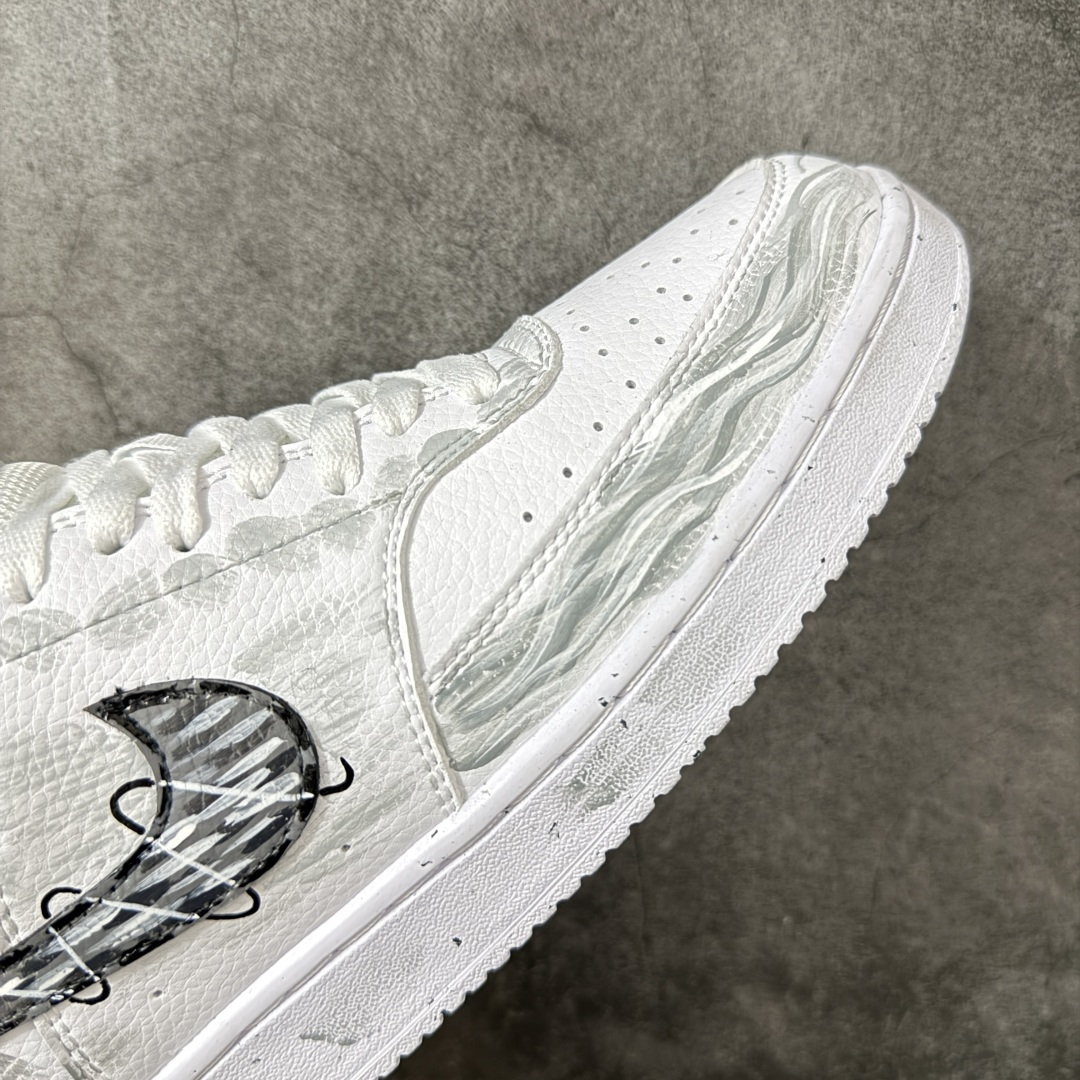 NIKE COURT VISION LO ‘DIY’定制 低帮百搭 透气休闲运动板鞋 兼顾舒适脚感和出众风范 演绎匠心之