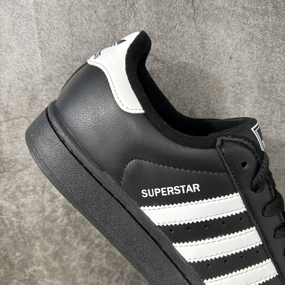 头层原厂皮 adidas originals Superstar 2 贝壳头 简约经典 舒适时尚 复古板鞋 男女同款 黑 头层原厂皮 adidas originals Superstar 2 贝壳头 简约经典 舒适时尚 复古板鞋 男女同款 黑