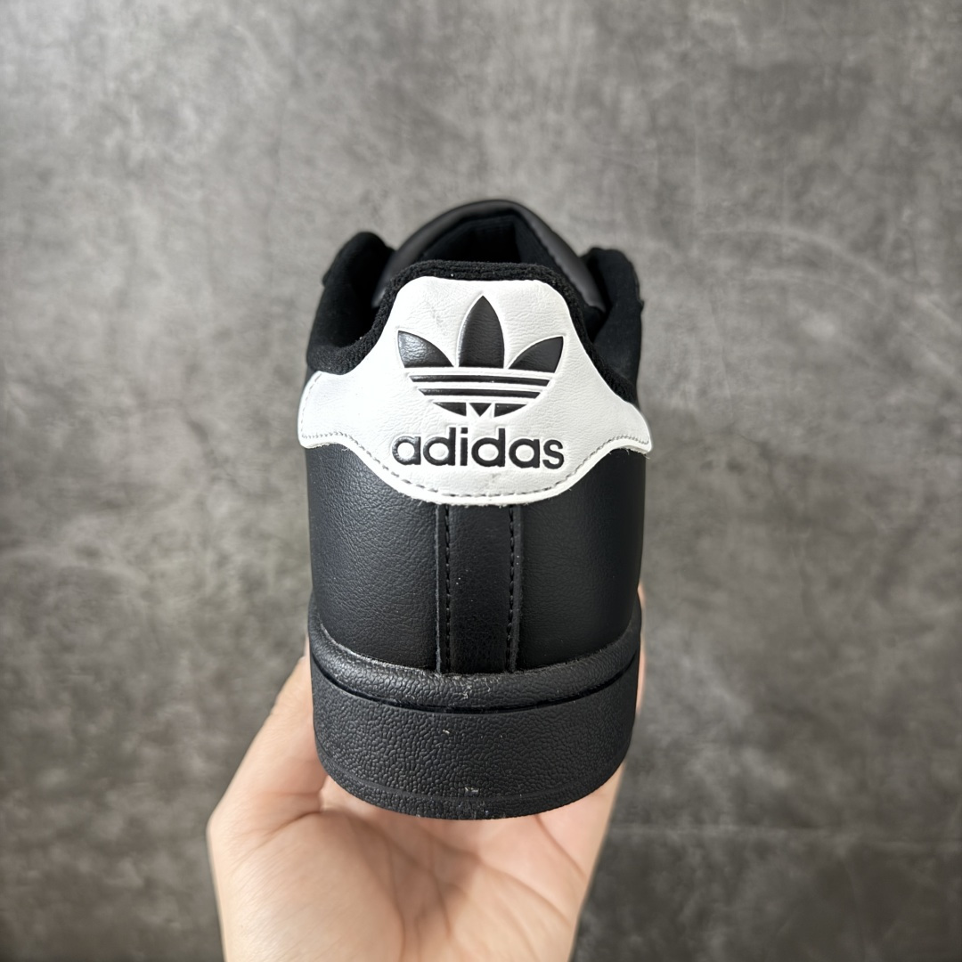 头层原厂皮 adidas originals Superstar 2 贝壳头 简约经典 舒适时尚 复古板鞋 男女同款 黑 头层原厂皮 adidas originals Superstar 2 贝壳头 简约经典 舒适时尚 复古板鞋 男女同款 黑
