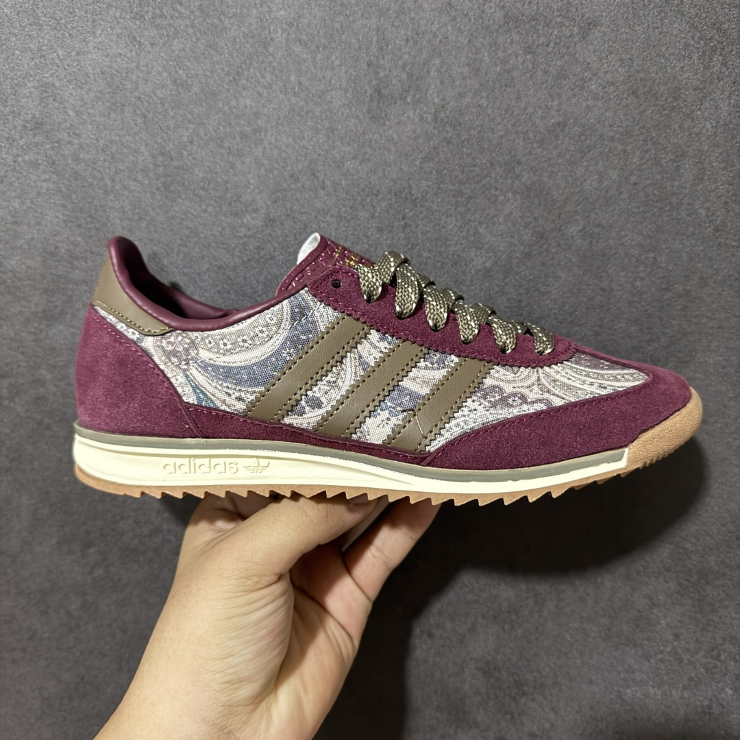 AD Originals SL 72 休闲防滑耐磨低帮板鞋 经典低帮设计和橡胶外底,采用舒爽尼龙鞋面,绒面革饰面和皮革细 AD Originals SL 72 休闲防滑耐磨低帮板鞋 经典低帮设计和橡胶外底,采用舒爽尼龙鞋面,绒面革饰面和皮革细