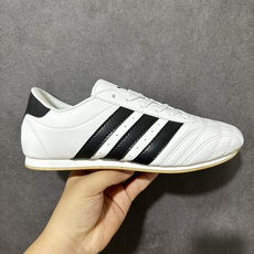 阿迪达斯 ADIDAS ORIGINALS TAEKWONDO 时尚百搭 防滑 低帮 训练鞋 男女款 银黑色德训鞋 潮运 阿迪达斯 ADIDAS ORIGINALS TAEKWONDO 时尚百搭 防滑 低帮 训练鞋 男女款 银黑色德训鞋 潮运