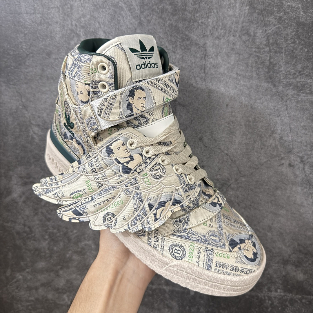 Adidas JS Forum MONEY LO 三叶草高帮 经典魔术贴复古板鞋 男女潮流头层皮休闲鞋 原盒原标 原楦原 Adidas JS Forum MONEY LO 三叶草高帮 经典魔术贴复古板鞋 男女潮流头层皮休闲鞋 原盒原标 原楦原