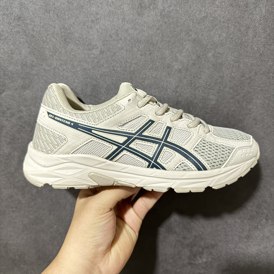 【公司级】Asics Gel-Contend 4 亚瑟士 舒适百搭耐磨支撑透气 低帮跑步鞋 货号：T8D4Q-200 尺码： 36 37 37.5 38 39 39.5 40.5 41.5 42 42.5 43.5 44 45-选品中心