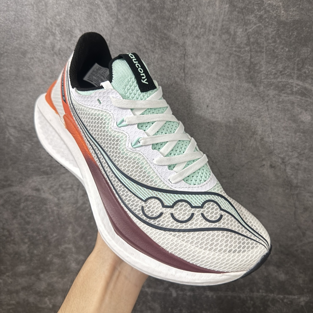 图片[3]-【纯原版】Saucony ENDORPHIN Pro 5 啡鹏 5 尼龙板 百搭舒适 低帮 马拉松训练竞速跑步鞋 索康尼推出的跑鞋是一款外观激进但脚感舒适的跑鞋 采用了全新的中底设计和鞋面工程 保留了软弹脚感和稳定支撑 适合进阶跑者和喜欢软弹脚感的跑者选择 尺码：40-45带半码-选品中心