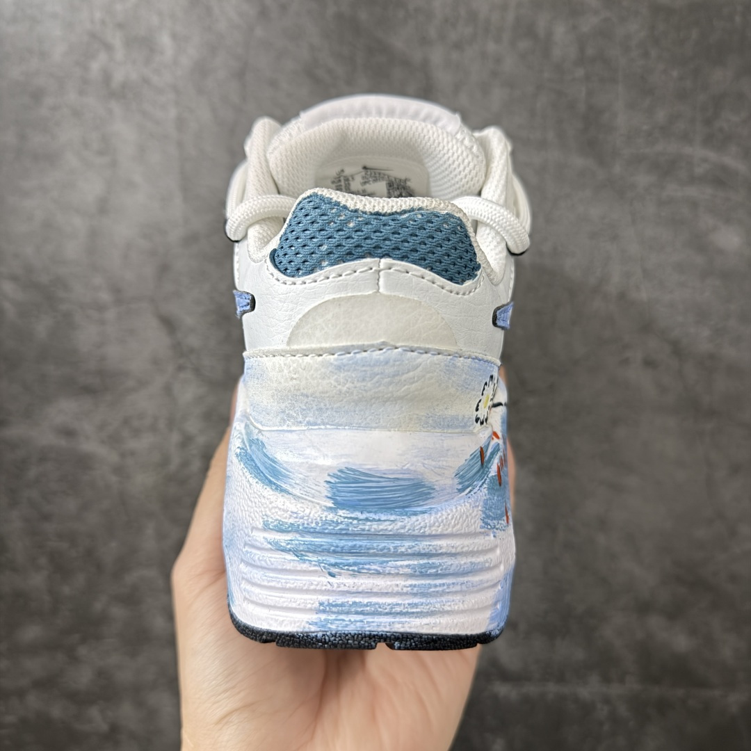 图片[4]-【手绘定制版】Nike Air Max Fusion 樱花天使 双层 少女心 复古经典 潮流时尚 舒适百搭 低帮跑步鞋 货号：CJ1671-100 尺码：36-40-选品中心