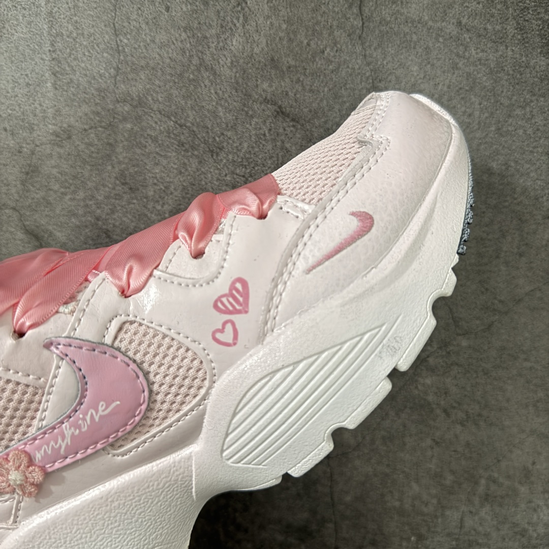 图片[6]-【手绘定制版】Nike Air Max Fusion 樱花天使 双层 少女心 复古经典 潮流时尚 舒适百搭 低帮跑步鞋 货号：415445-102 尺码：36-40-选品中心