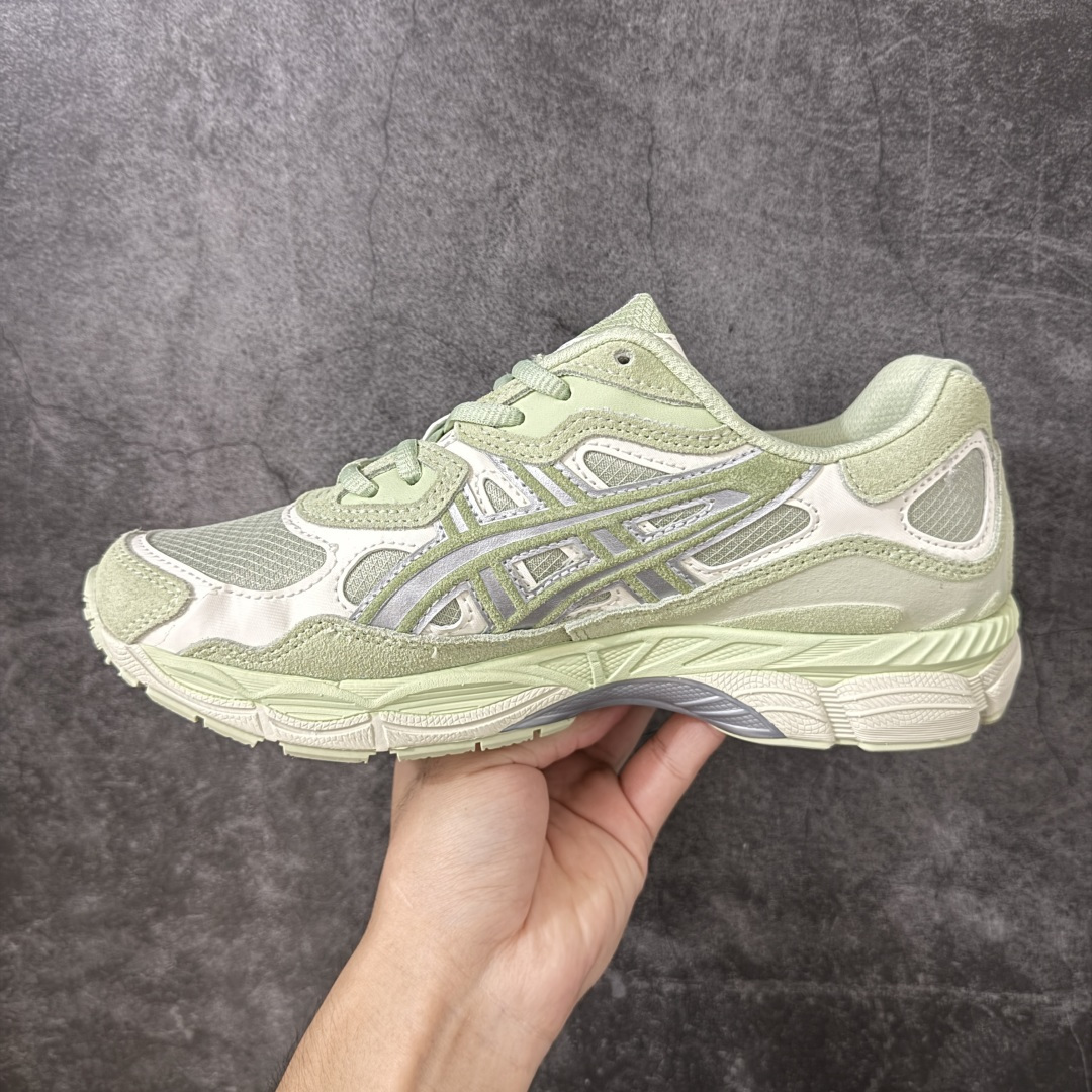 图片[2]-【纯原版】Asics Gel-NYC 亚瑟士 防滑耐磨 休闲运动鞋 采用双层提花网面设计 提高包裹性和透气性 后跟搭载稳定系统科技T-GEL提升整体支撑力和结构感 减少对身体带来的冲击负荷 创新中底至轻回弹 货号： 1203A739-301 尺码： 40-47带半码-选品中心