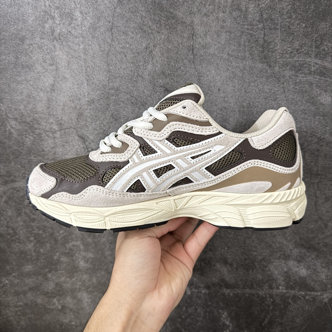 图片[2]-【纯原版】Asics Gel-NYC 亚瑟士 防滑耐磨 休闲运动鞋 采用双层提花网面设计 提高包裹性和透气性 后跟搭载稳定系统科技T-GEL提升整体支撑力和结构感 减少对身体带来的冲击负荷 创新中底至轻回弹 货号： 1203A634-200 尺码： 40-47带半码-选品中心