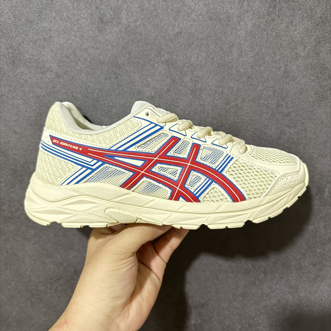 【公司级】Asics Gel-Contend 4 亚瑟士 舒适百搭耐磨支撑透气 低帮跑步鞋 货号：T8D4Q-118 尺码： 36 37 37.5 38 39 39.5 40.5 41.5 42 42.5 43.5 44 45-选品中心