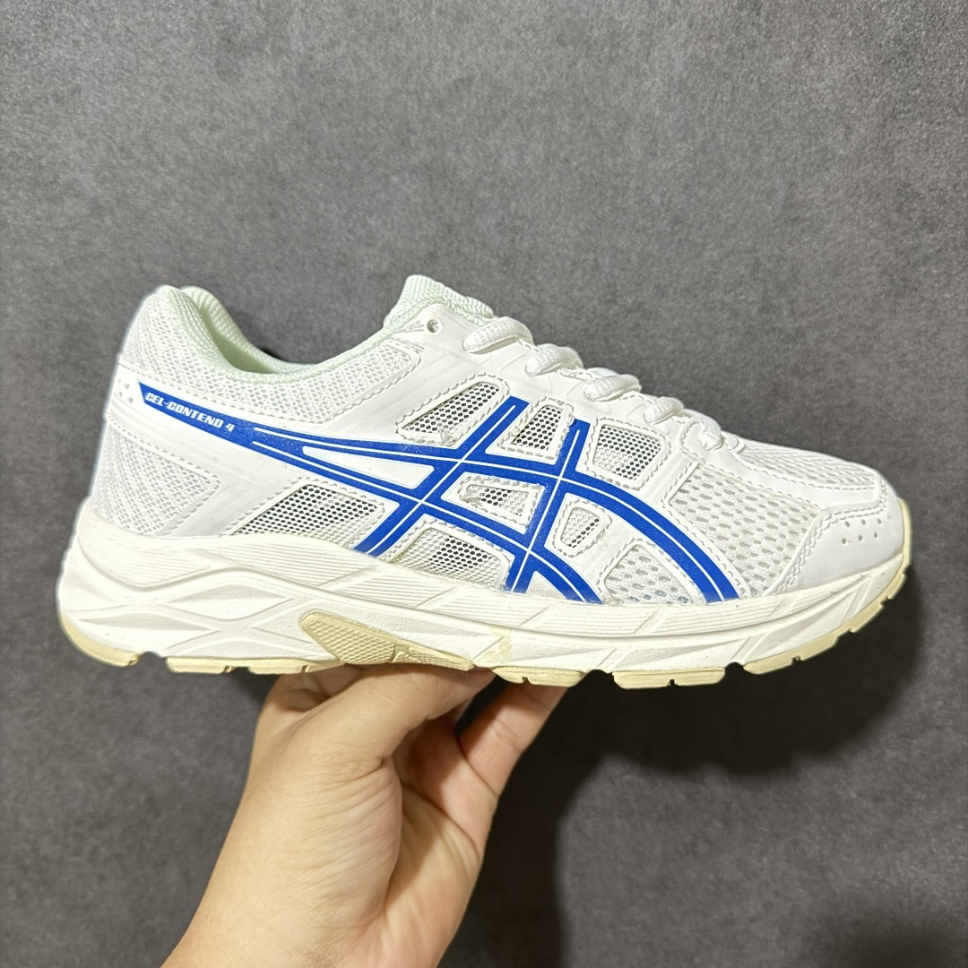 【公司级】Asics Gel-Contend 4 亚瑟士 舒适百搭耐磨支撑透气 低帮跑步鞋 货号：T8D4Q-119 尺码： 36 37 37.5 38 39 39.5 40.5 41.5 42 42.5 43.5 44 45-选品中心