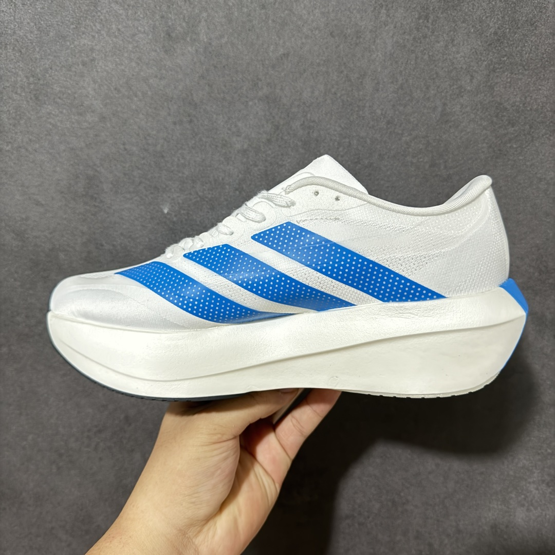 图片[2]-【TD版本】Adidas Adizero Evo SL 2 阿迪超轻透气缓震跑鞋 整体外观造型与adiZero Adios Pro EVO 1非常相似 中底配置方面搭载全掌Lightstrike Pro 鞋面采用透气网面示人 契合日常训练鞋的定位 更加耐用 外底给到了马牌橡胶 及上代竞速旗舰adidas Adizero Adios Pro 3区域分布 货号： BK2685 尺码：36-45-选品中心