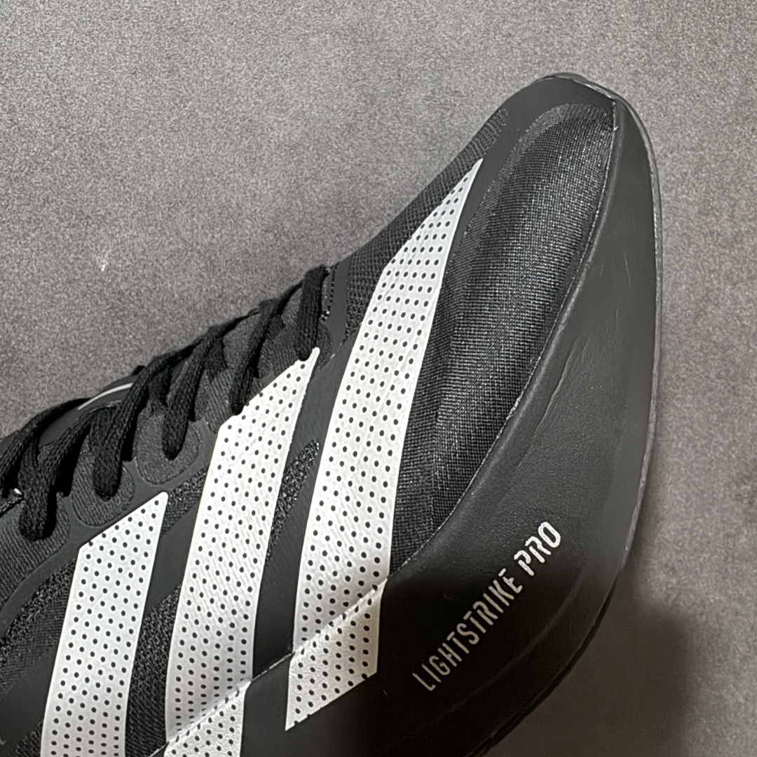 图片[8]-【TD版本】Adidas Adizero Evo SL 2 阿迪超轻透气缓震跑鞋 整体外观造型与adiZero Adios Pro EVO 1非常相似 中底配置方面搭载全掌Lightstrike Pro 鞋面采用透气网面示人 契合日常训练鞋的定位 更加耐用 外底给到了马牌橡胶 及上代竞速旗舰adidas Adizero Adios Pro 3区域分布 货号： KF2632 尺码：36-45-选品中心