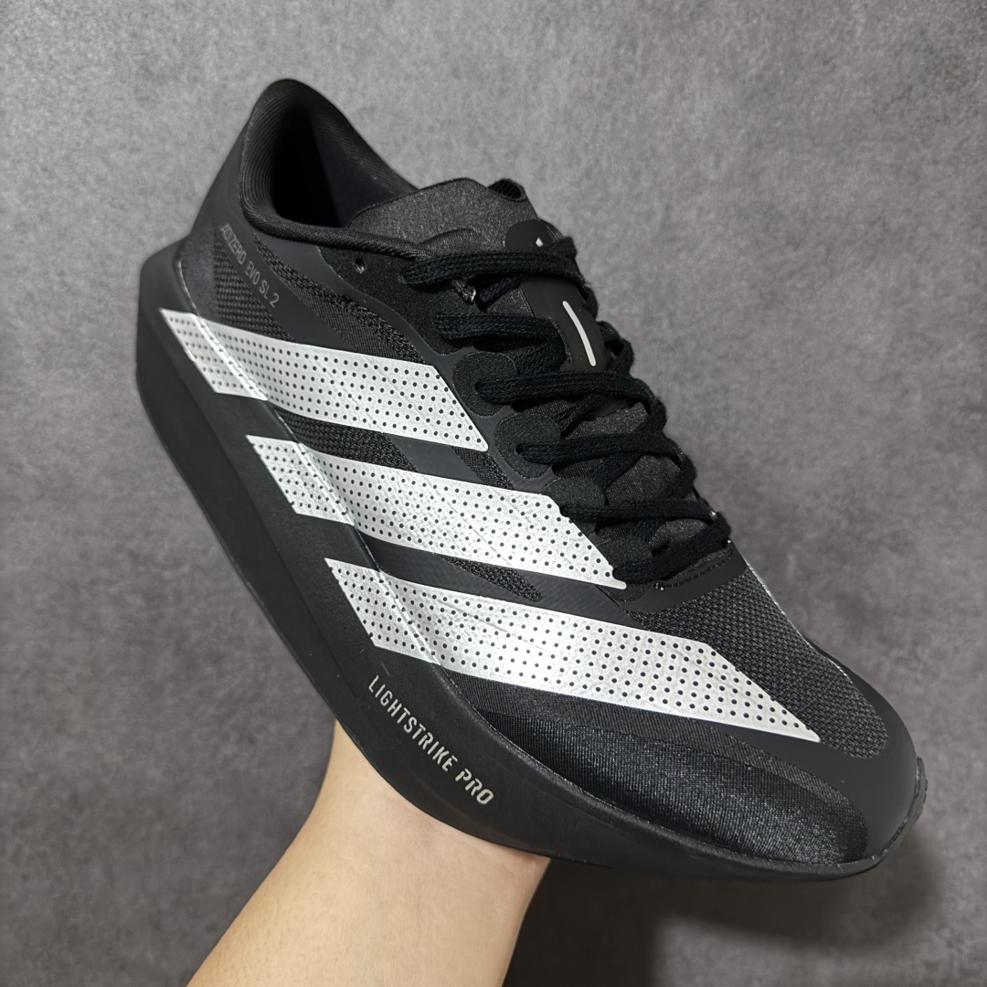 图片[3]-【TD版本】Adidas Adizero Evo SL 2 阿迪超轻透气缓震跑鞋 整体外观造型与adiZero Adios Pro EVO 1非常相似 中底配置方面搭载全掌Lightstrike Pro 鞋面采用透气网面示人 契合日常训练鞋的定位 更加耐用 外底给到了马牌橡胶 及上代竞速旗舰adidas Adizero Adios Pro 3区域分布 货号： KF2632 尺码：36-45-选品中心