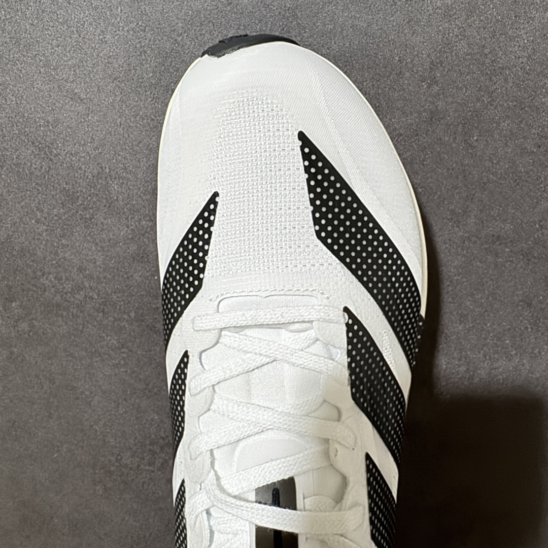 图片[5]-【TD版本】Adidas Adizero Evo SL 2 阿迪超轻透气缓震跑鞋 整体外观造型与adiZero Adios Pro EVO 1非常相似 中底配置方面搭载全掌Lightstrike Pro 鞋面采用透气网面示人 契合日常训练鞋的定位 更加耐用 外底给到了马牌橡胶 及上代竞速旗舰adidas Adizero Adios Pro 3区域分布 货号： DF6206 尺码：36-45-选品中心