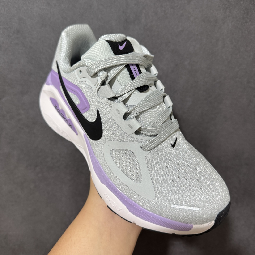图片[3]-【公司级】NIKE STRUCTURE PLUS 耐克 舒适减震防滑 低帮跑步鞋 全掌ReactX泡绵中底 前掌和后跟还配备了Air Zoom气垫单元 据说跑起来更快更舒适哦 这次最大的升级点 首次引入了ReactX泡绵 货号：HQ3049-500 尺码：36-39-选品中心