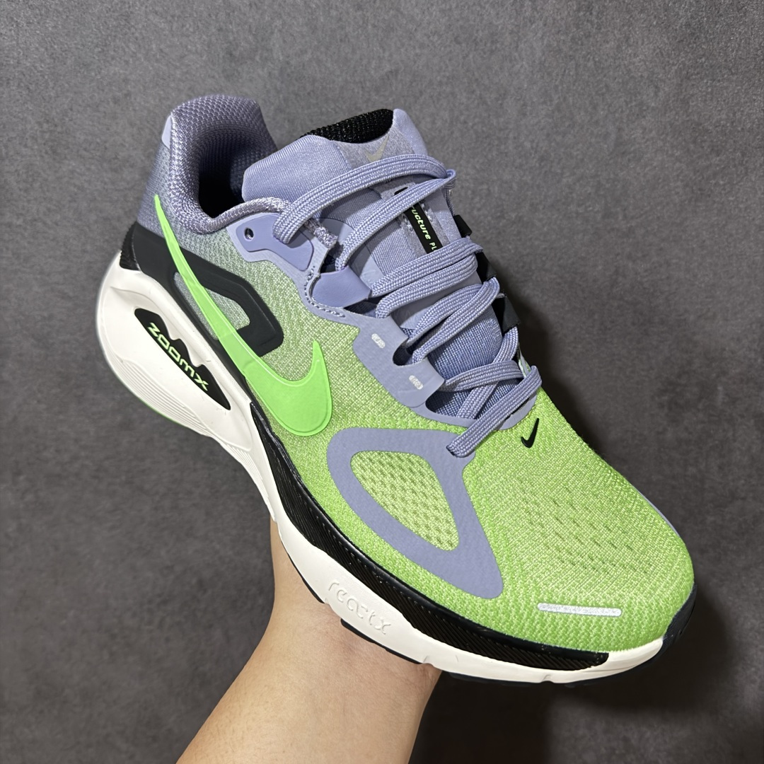图片[3]-【公司级】NIKE STRUCTURE PLUS 耐克 舒适减震防滑 低帮跑步鞋 全掌ReactX泡绵中底 前掌和后跟还配备了Air Zoom气垫单元 据说跑起来更快更舒适哦 这次最大的升级点 首次引入了ReactX泡绵 货号：HQ3049-500 尺码：40-45-选品中心