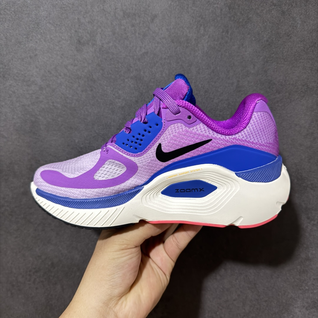 图片[2]-【公司级】NIKE STRUCTURE PLUS 耐克 舒适减震防滑 低帮跑步鞋 全掌ReactX泡绵中底 前掌和后跟还配备了Air Zoom气垫单元 据说跑起来更快更舒适哦 这次最大的升级点 首次引入了ReactX泡绵 货号：HQ3049-500 尺码：36-39-选品中心