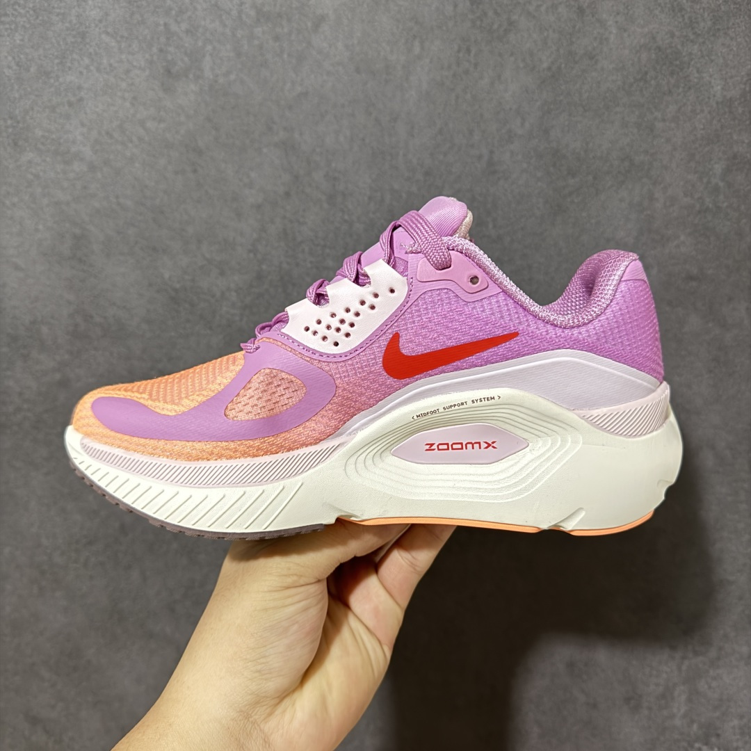 图片[2]-【公司级】NIKE STRUCTURE PLUS 耐克 舒适减震防滑 低帮跑步鞋 全掌ReactX泡绵中底 前掌和后跟还配备了Air Zoom气垫单元 据说跑起来更快更舒适哦 这次最大的升级点 首次引入了ReactX泡绵 货号：HQ3049-500 尺码：36-39-选品中心