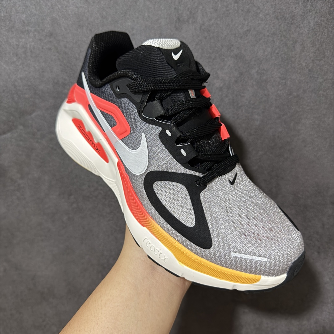 图片[3]-【公司级】NIKE STRUCTURE PLUS 耐克 舒适减震防滑 低帮跑步鞋 全掌ReactX泡绵中底 前掌和后跟还配备了Air Zoom气垫单元 据说跑起来更快更舒适哦 这次最大的升级点 首次引入了ReactX泡绵 货号：HQ3049-500 尺码：36-45-选品中心
