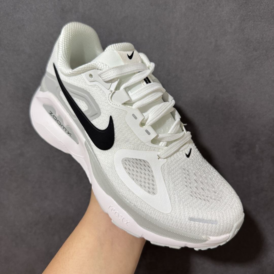 图片[3]-【公司级】NIKE STRUCTURE PLUS 耐克 舒适减震防滑 低帮跑步鞋 全掌ReactX泡绵中底 前掌和后跟还配备了Air Zoom气垫单元 据说跑起来更快更舒适哦 这次最大的升级点 首次引入了ReactX泡绵 货号：HQ3049-500 尺码：36-45-选品中心