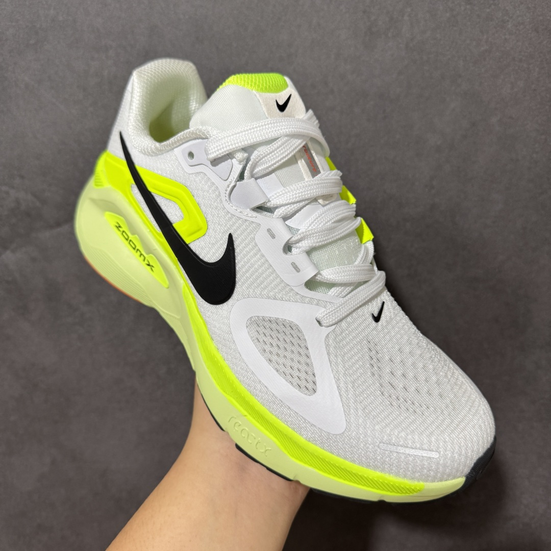 图片[3]-【公司级】NIKE STRUCTURE PLUS 耐克 舒适减震防滑 低帮跑步鞋 全掌ReactX泡绵中底 前掌和后跟还配备了Air Zoom气垫单元 据说跑起来更快更舒适哦 这次最大的升级点 首次引入了ReactX泡绵 货号：HQ3049-500 尺码：36-45-选品中心
