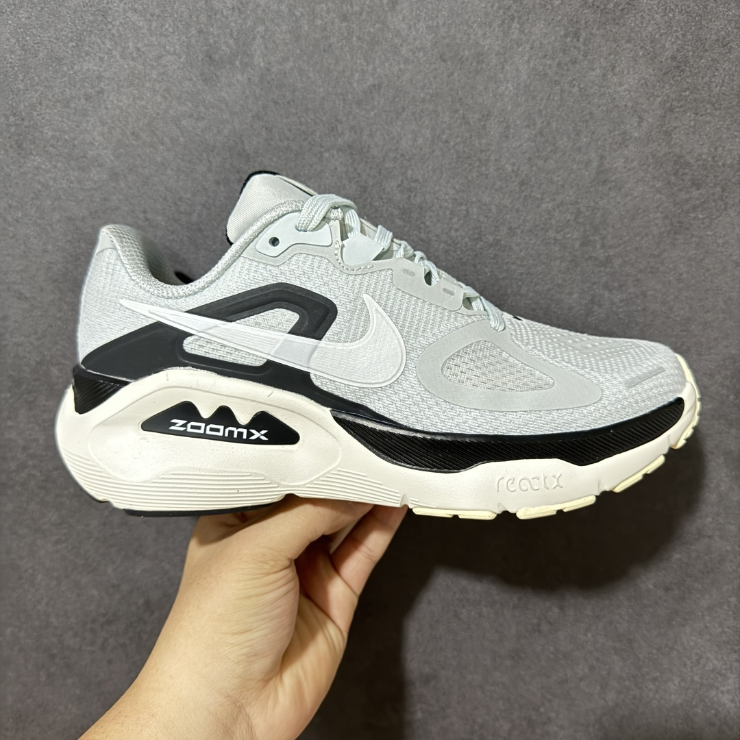 【公司级】NIKE STRUCTURE PLUS 耐克 舒适减震防滑 低帮跑步鞋 全掌ReactX泡绵中底 前掌和后跟还配备了Air Zoom气垫单元 据说跑起来更快更舒适哦 这次最大的升级点 首次引入了ReactX泡绵 货号：HQ3049-500 尺码：36-45-选品中心