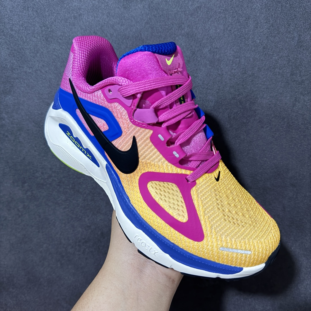 图片[3]-【公司级】NIKE STRUCTURE PLUS 耐克 舒适减震防滑 低帮跑步鞋 全掌ReactX泡绵中底 前掌和后跟还配备了Air Zoom气垫单元 据说跑起来更快更舒适哦 这次最大的升级点 首次引入了ReactX泡绵 货号：HQ3049-500 尺码：36-45-选品中心