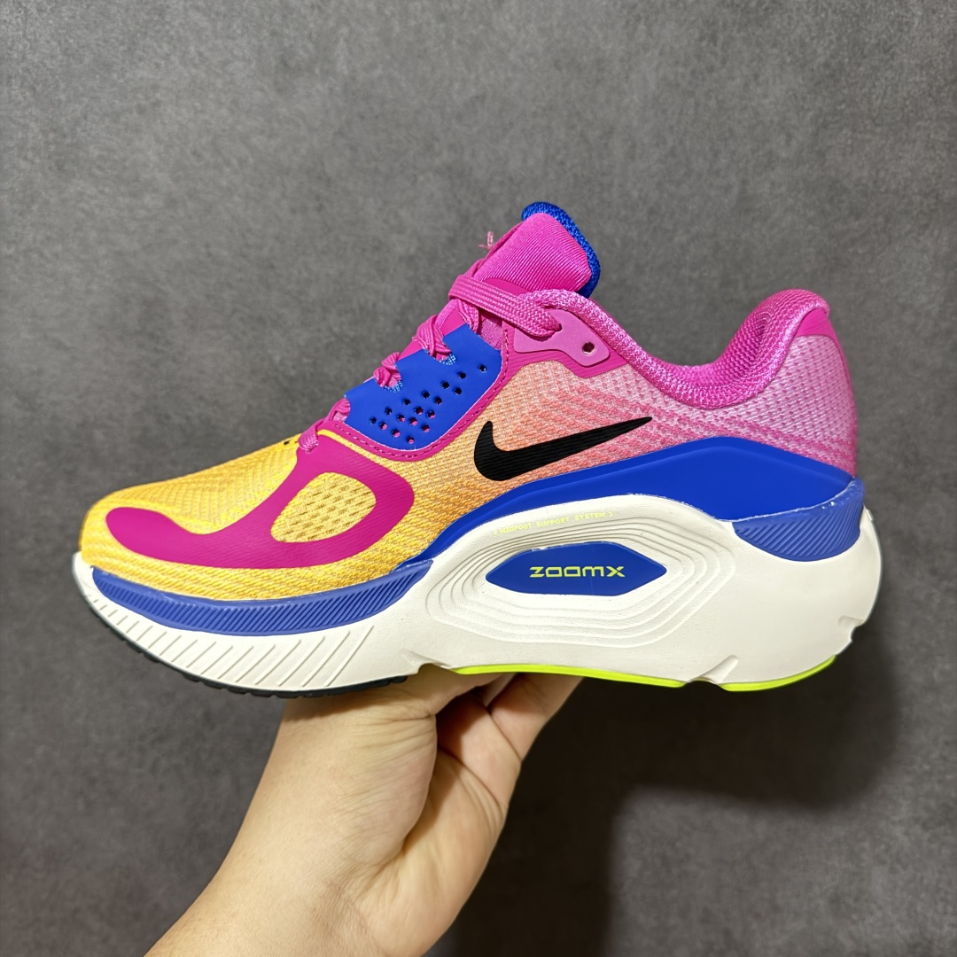 图片[2]-【公司级】NIKE STRUCTURE PLUS 耐克 舒适减震防滑 低帮跑步鞋 全掌ReactX泡绵中底 前掌和后跟还配备了Air Zoom气垫单元 据说跑起来更快更舒适哦 这次最大的升级点 首次引入了ReactX泡绵 货号：HQ3049-500 尺码：36-45-选品中心