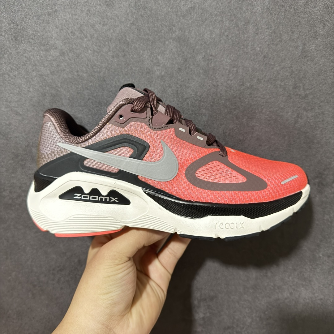 【公司级】NIKE STRUCTURE PLUS 耐克 舒适减震防滑 低帮跑步鞋 全掌ReactX泡绵中底 前掌和后跟还配备了Air Zoom气垫单元 据说跑起来更快更舒适哦 这次最大的升级点 首次引入了ReactX泡绵 货号：HQ3049-500 尺码：36-45-选品中心