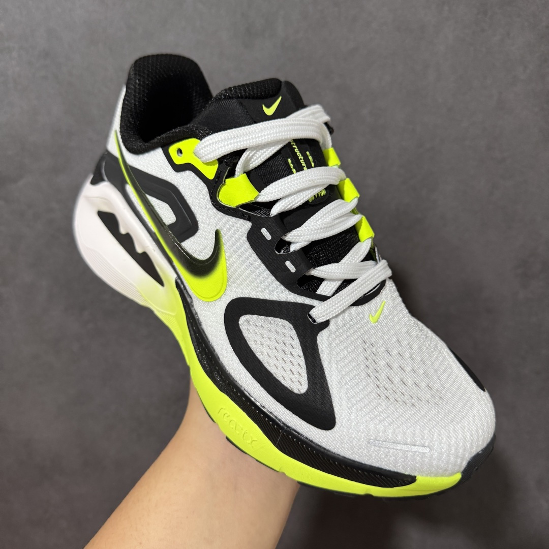 图片[3]-【公司级】NIKE STRUCTURE PLUS 耐克 舒适减震防滑 低帮跑步鞋 全掌ReactX泡绵中底 前掌和后跟还配备了Air Zoom气垫单元 据说跑起来更快更舒适哦 这次最大的升级点 首次引入了ReactX泡绵 货号：HQ3049-500 尺码：36-45-选品中心