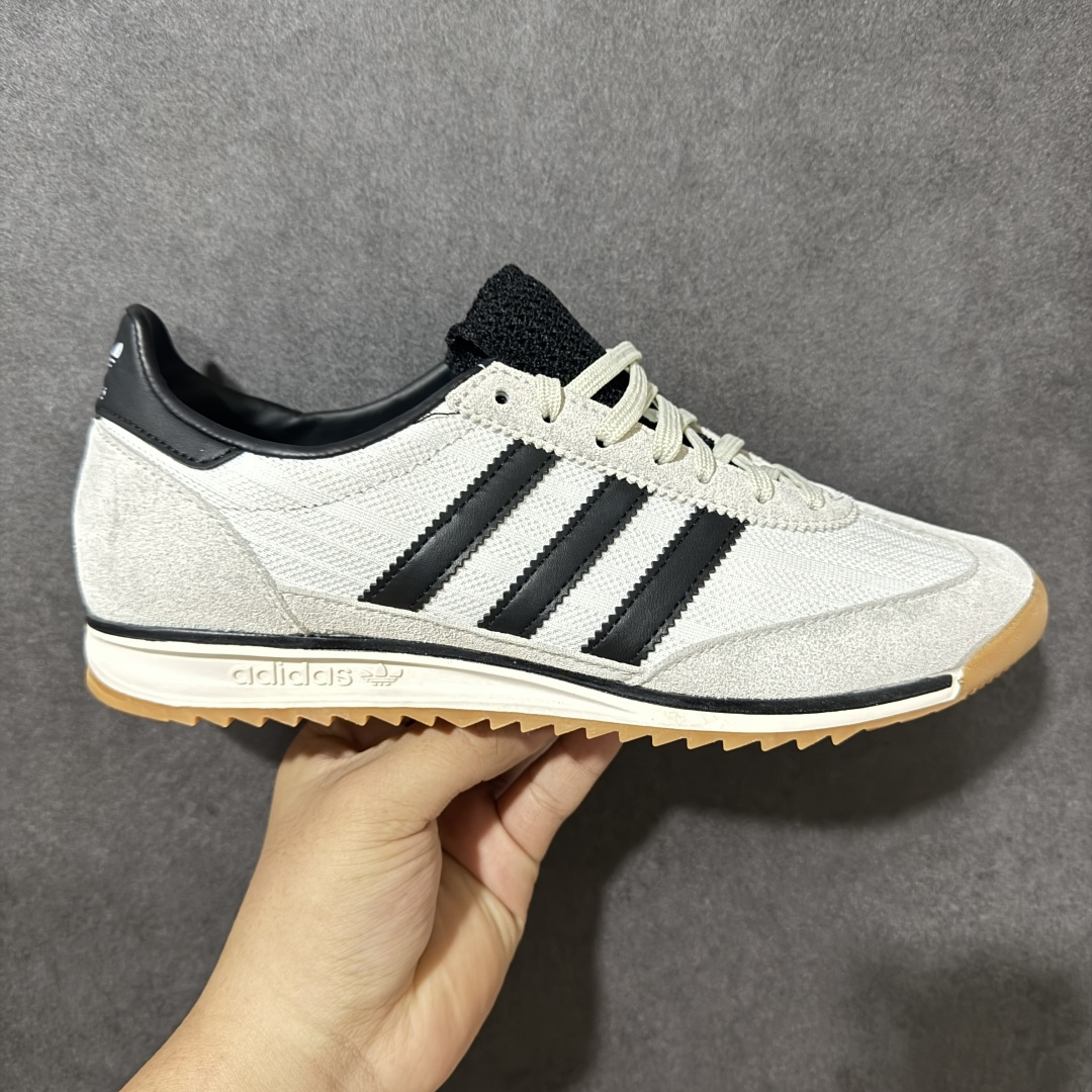 【公司级】AD Originals SL 72 RS 休闲防滑耐磨低帮板鞋 经典低帮设计和橡胶外底，采用舒爽尼龙鞋面，绒面革饰面和皮革细节 搭载着 Ecotex 鞋舌，更添质感，EVA 中底设计助你舒适出行 货号：KZ6947 尺码：36-42-选品中心