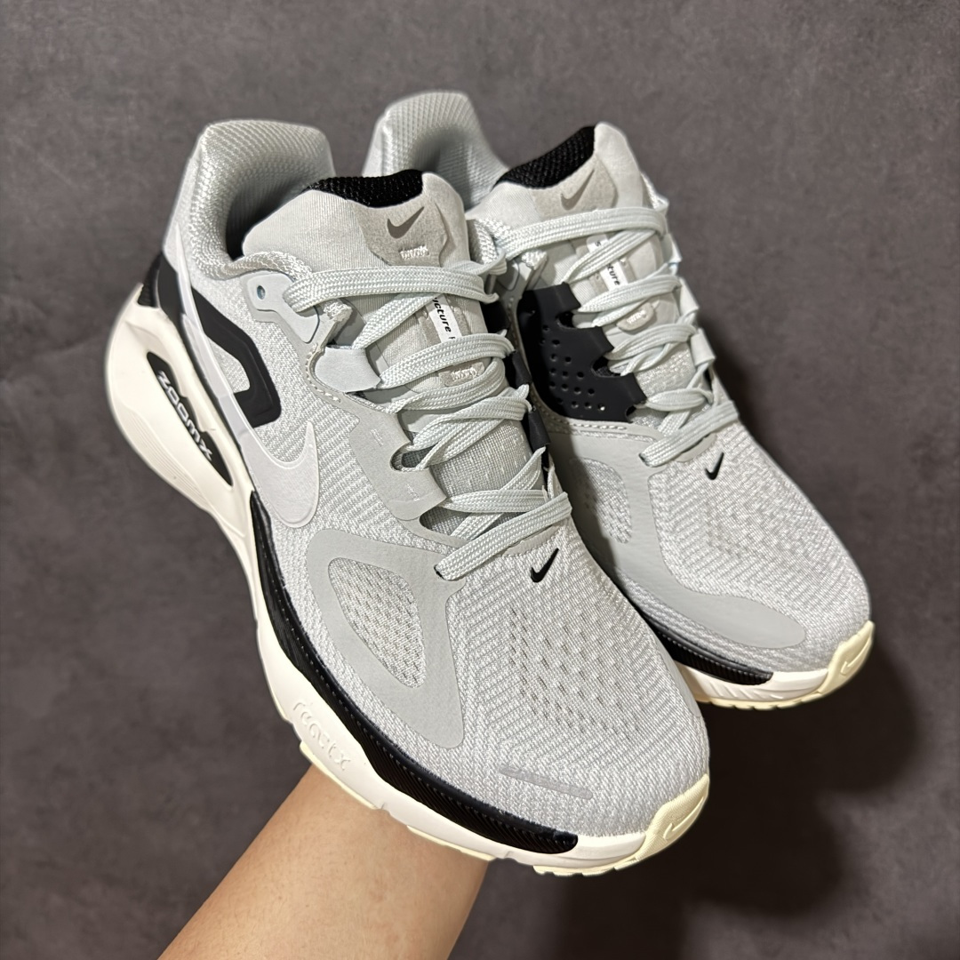 图片[5]-【公司级】NIKE STRUCTURE PLUS 耐克 舒适减震防滑 低帮跑步鞋 全掌ReactX泡绵中底 前掌和后跟还配备了Air Zoom气垫单元 据说跑起来更快更舒适哦 这次最大的升级点 首次引入了ReactX泡绵 货号：HQ3049-500 尺码：36-45-选品中心