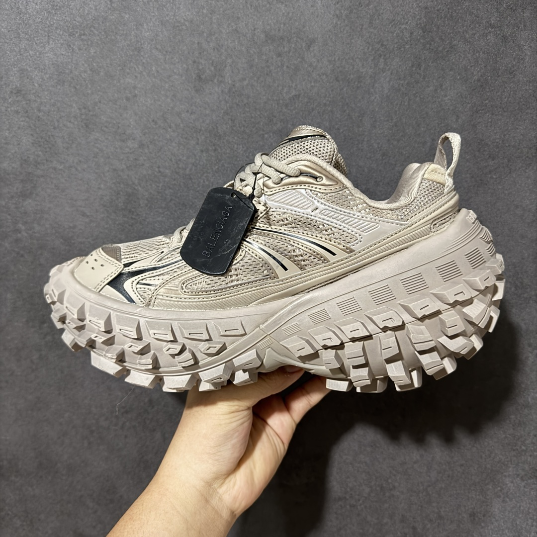 图片[2]-特价【GQ福利】纯原特价 BALENCIAGA Defender Rubber Platform Sneakers 卫士系列低帮坦克履带轮胎型越野户外增高厚底休闲运动慢跑鞋 货号：685611 W2RA6 9897 尺码：35 36 37 38 39 40 41 42 43 44 45 46-选品中心