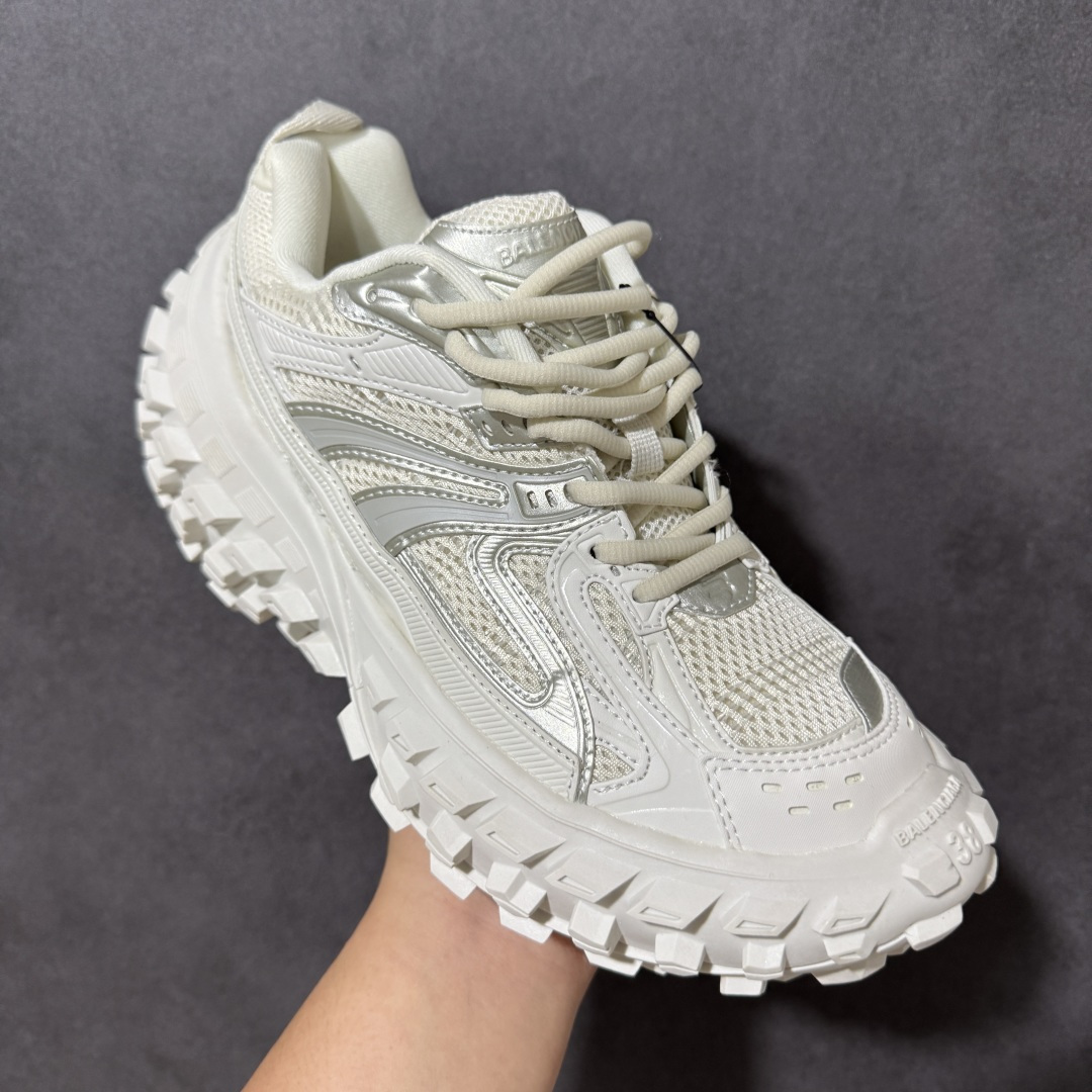 图片[3]-特价【GQ福利】纯原特价 BALENCIAGA Defender Rubber Platform Sneakers 卫士系列低帮坦克履带轮胎型越野户外增高厚底休闲运动慢跑鞋 货号：685613 W2RA6 9000 尺码：35 36 37 38 39 40 41 42 43 44 45 46-选品中心