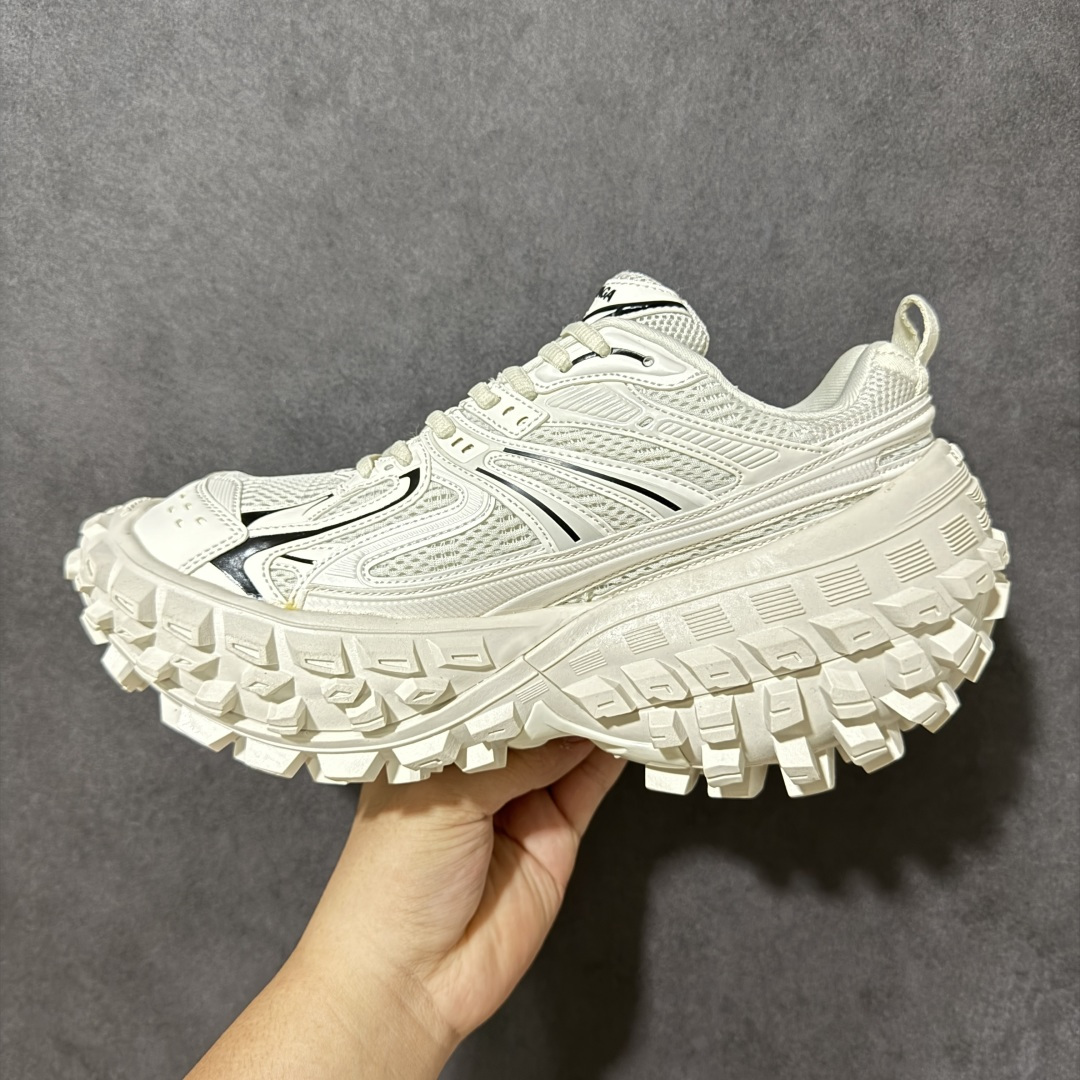 图片[2]-特价【GQ福利】纯原特价 BALENCIAGA Defender Rubber Platform Sneakers 卫士系列低帮坦克履带轮胎型越野户外增高厚底休闲运动慢跑鞋 货号：685611 W2RA6 9000 尺码：35 36 37 38 39 40 41 42 43 44 45 46-选品中心