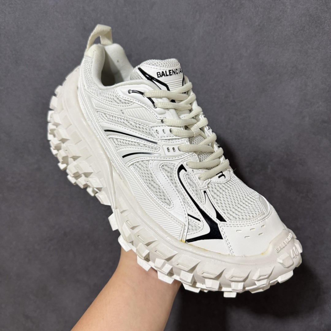 图片[3]-特价【GQ福利】纯原特价 BALENCIAGA Defender Rubber Platform Sneakers 卫士系列低帮坦克履带轮胎型越野户外增高厚底休闲运动慢跑鞋 货号：685611 W2RA6 9000 尺码：35 36 37 38 39 40 41 42 43 44 45 46-选品中心