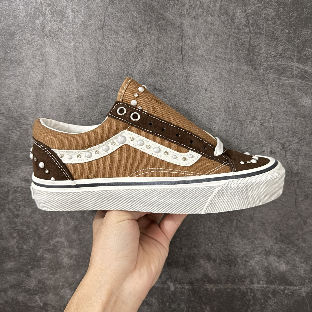 万斯Vans Premium Pearlized 珍珠做旧棕！ 货号：VN000E8VCCZ 尺码:35 36 36.5