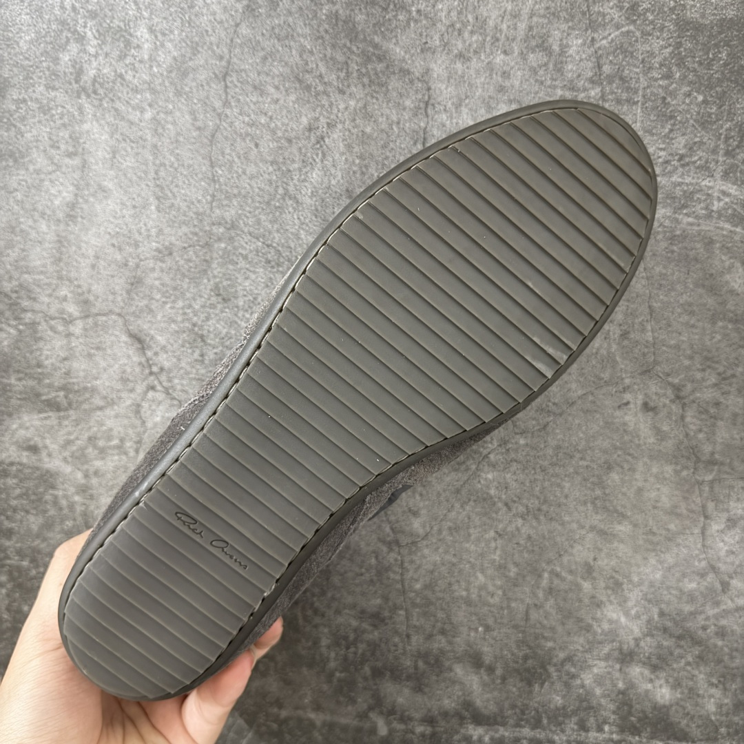 图片[9]-【莞产G版】瑞克·欧文斯Rick Owens Concordians Minimal Sneaker RO 康科迪亚低帮系列高街经典薄底风休闲运动鞋 男女鞋广东原产,配置硬实飞机翻盖礼盒(附赠棉布托购物袋一个!!)#升级原楦原纸版开发版型#采用软质纤维革组合细腻头层小牛皮革鞋面材质#全新数据开发奶香型TPU锯齿纹耐磨橡胶鞋底❗ 尺码：36-46-选品中心