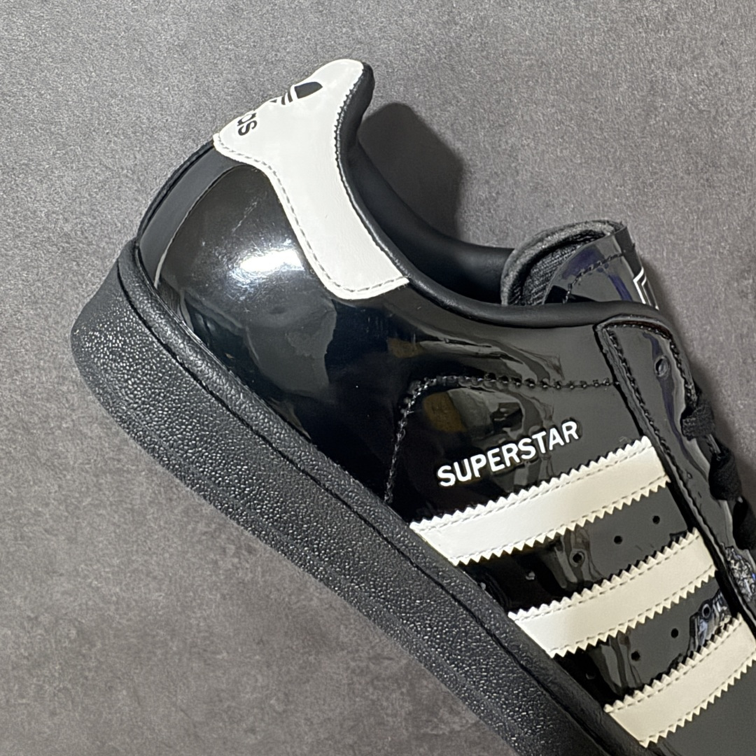 图片[7]-【公司级】AD Originals Superstar 贝壳头板鞋 采用全新头层拼接皮革材质 后跟采用特色3D立体印字 渠道正品订单 诠释市场最高工艺水平 全鞋进口头层皮料打造。区别市面普通真标版本，进出专柜无压力 货号：JH7756 尺码：35.5-45带半码-选品中心