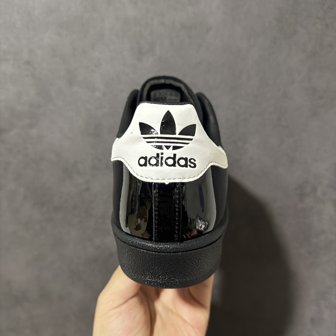 图片[4]-【公司级】AD Originals Superstar 贝壳头板鞋 采用全新头层拼接皮革材质 后跟采用特色3D立体印字 渠道正品订单 诠释市场最高工艺水平 全鞋进口头层皮料打造。区别市面普通真标版本，进出专柜无压力 货号：JH7756 尺码：35.5-45带半码-选品中心