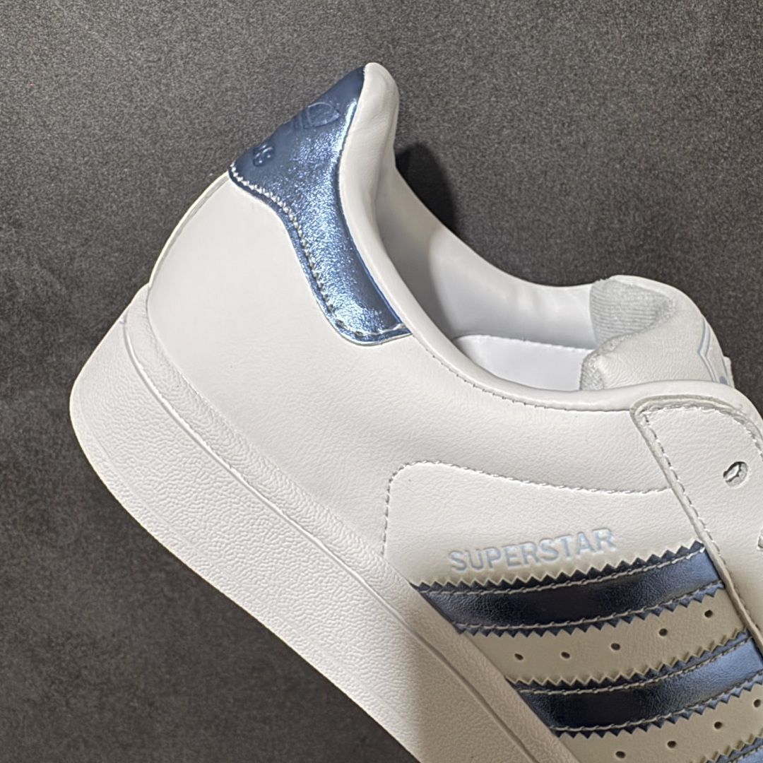 图片[7]-【公司级】阿迪达斯/三叶草Adidas Originals Superstar II 经典贝壳头古着系列低帮百搭休闲运动板鞋“白冰蓝” 货号：LA7739 尺码：35 36 36⅔ 37⅓ 38 38⅔ 39⅓ 40-选品中心