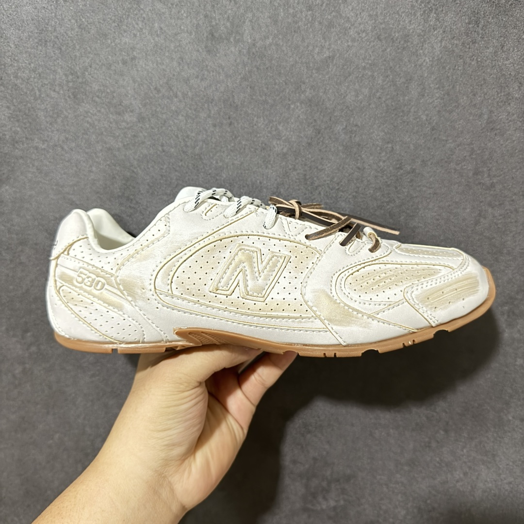【公司级】MiuMiu缪缪 x New Balance NB530 联名复古运动休闲阿甘德训鞋 货号： ECAP523059B 尺码：36 36.5 37.5 38 38.5 39 40 40.5 41 42 42.5 43 44 44.5 45-选品中心